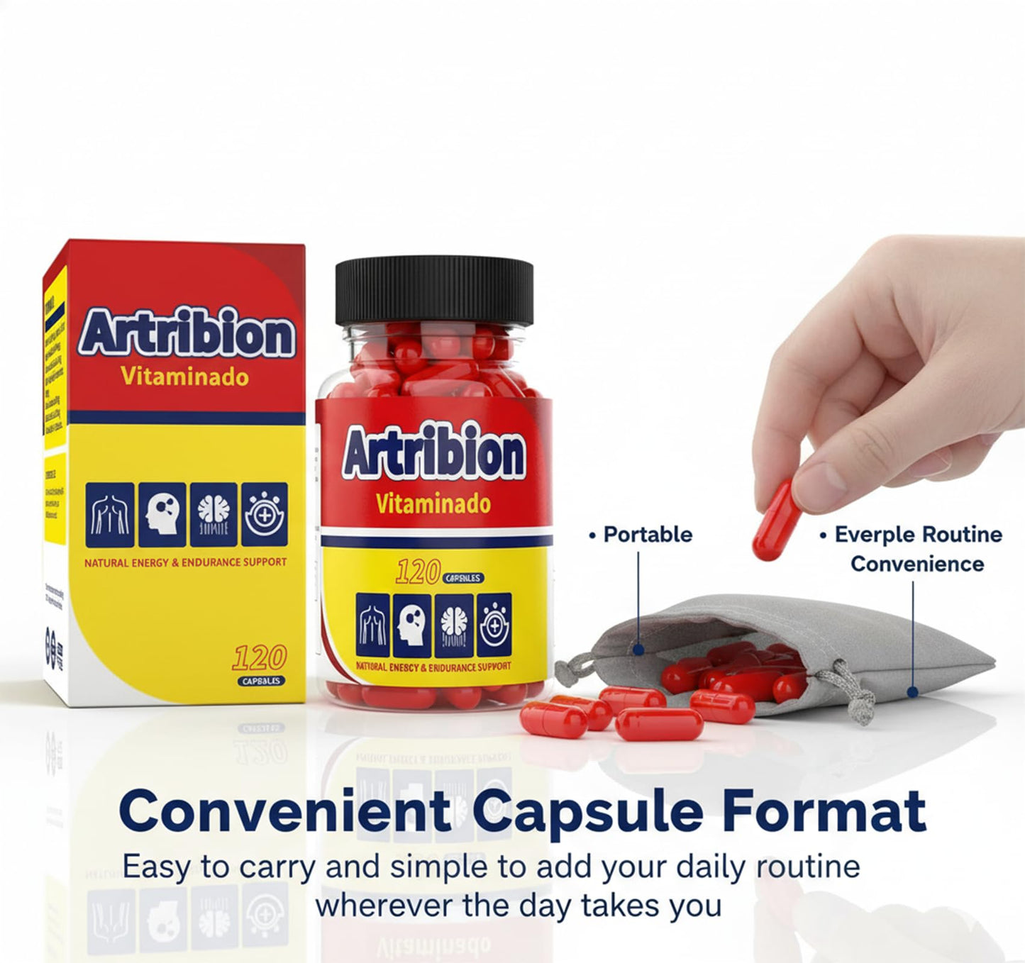 HKJHKJ Artribion Vitaminado MAX Capsule 120 Count