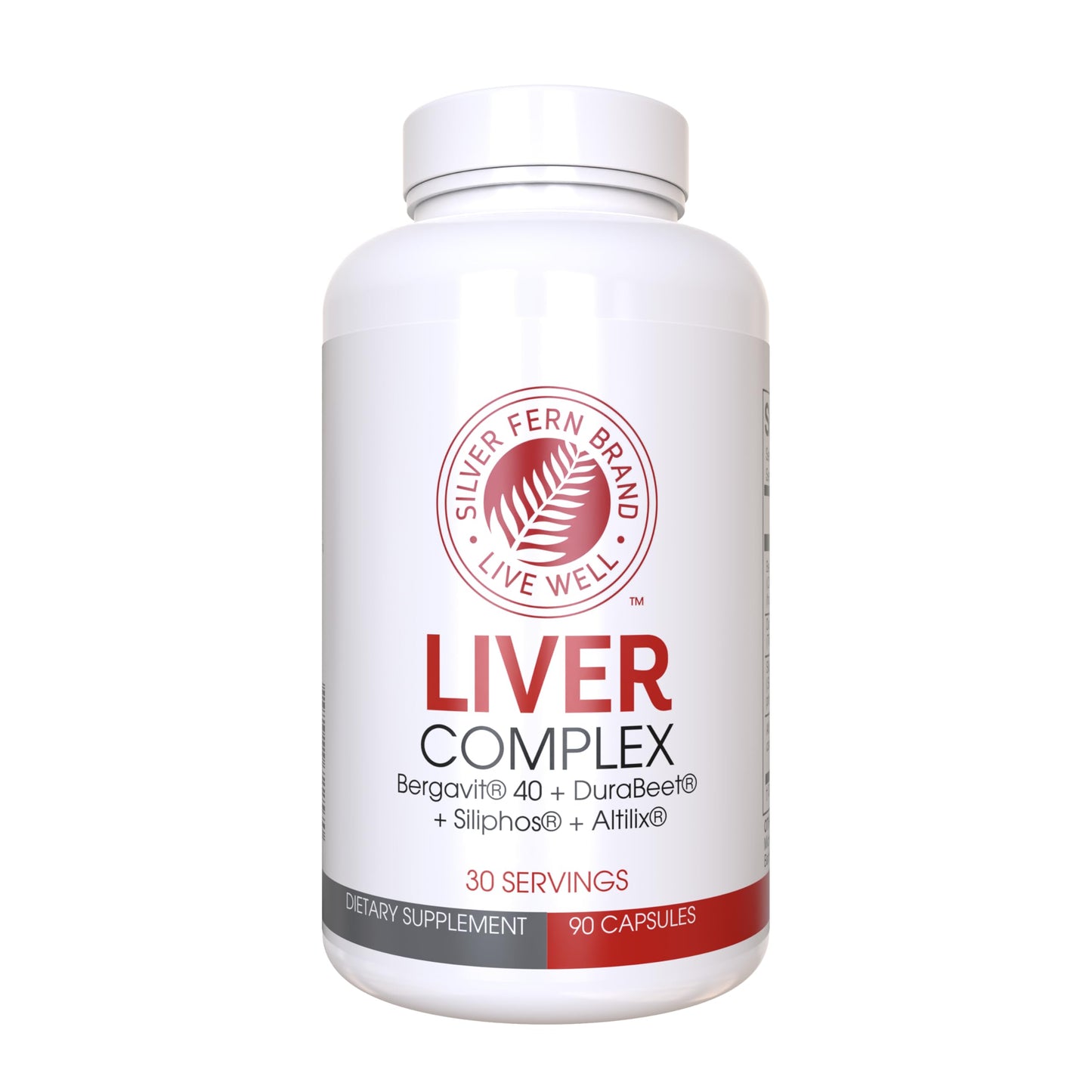 Silver Fern Liver Complex Supplement Capsule 90 Count