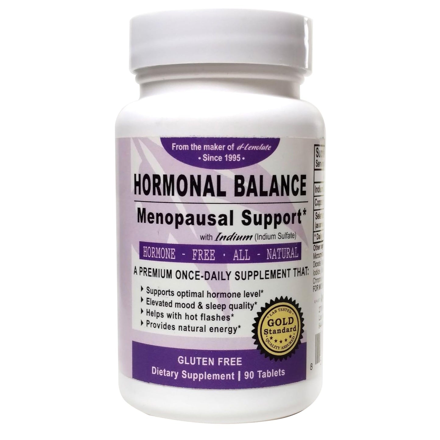 EAST PARK Menopause Support Supplement with Indium – Women's Daily Trace Mineral Blend with Zinc, Selenium & Copper – Dietary Supplement Tablets, 90 Count