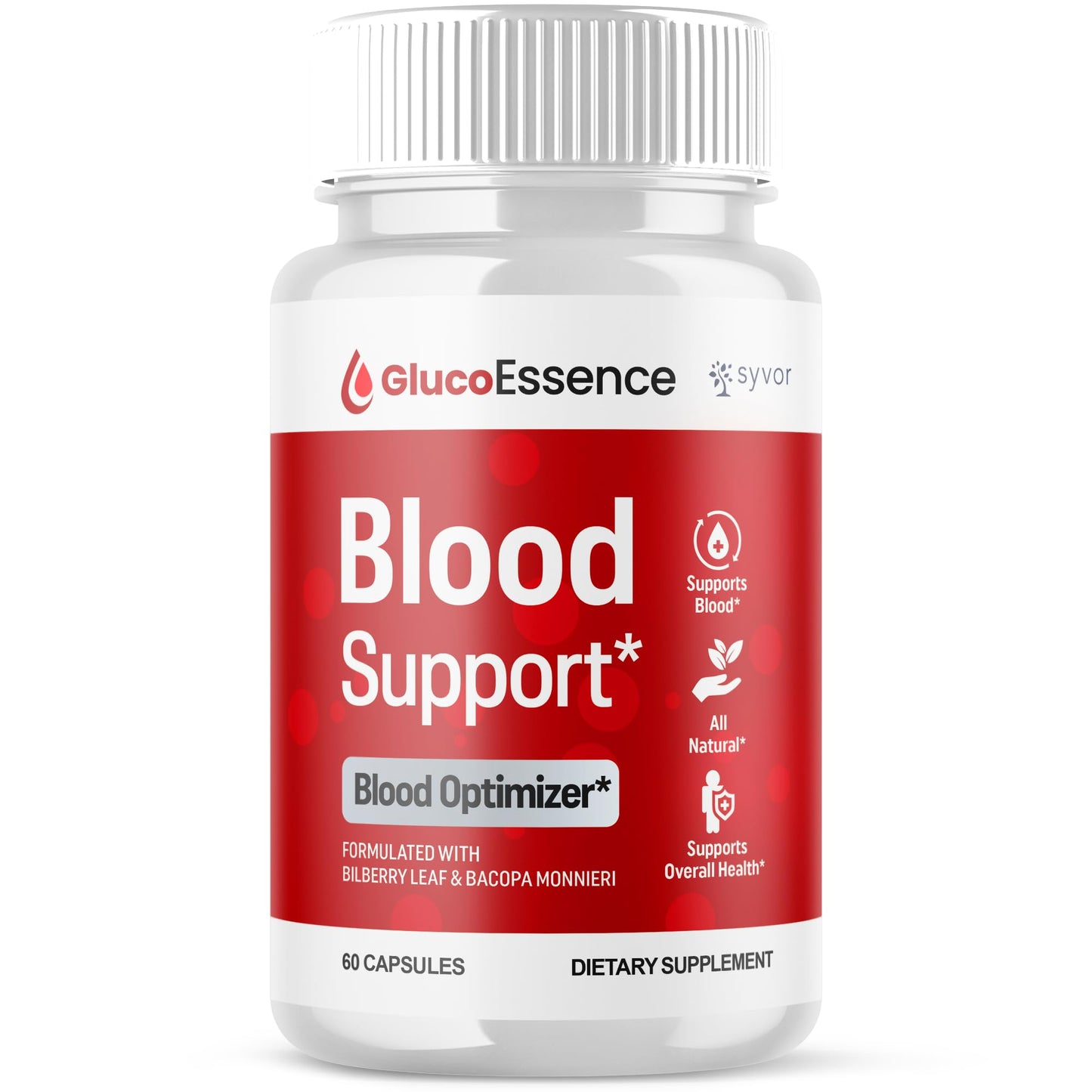 Syvor Gluco Essence Blood Health Support Capsules 60 Count