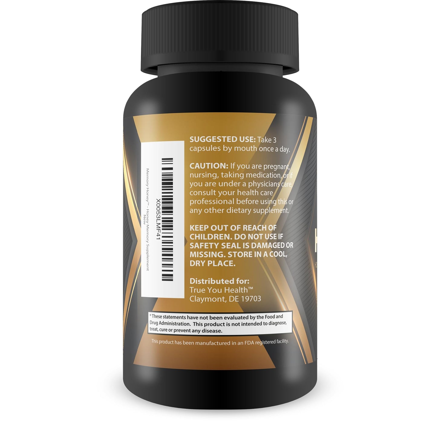 True You Health Memory Honey Capsule 90 Count