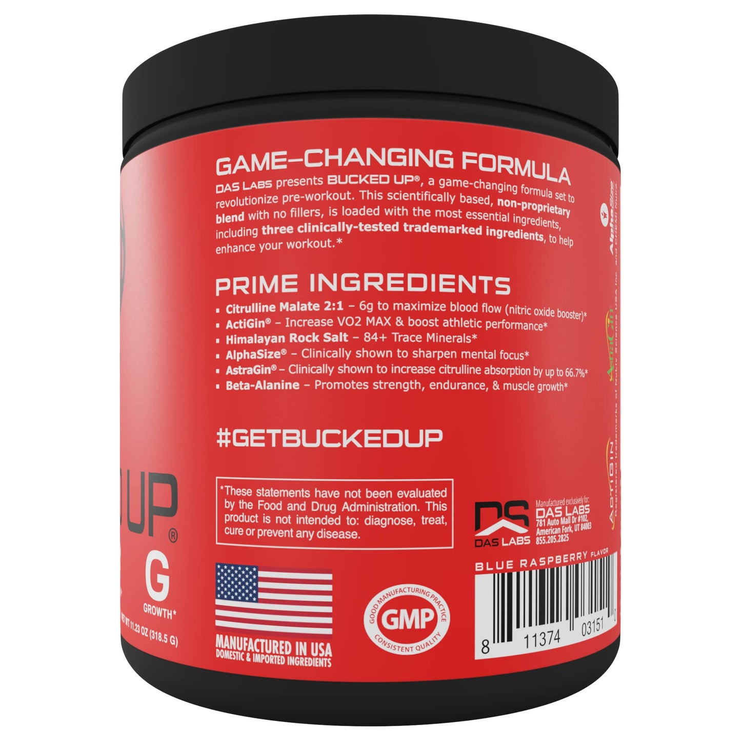 Bucked Up Pre Workout Powder 10.99 Ounce (Pack of 1)