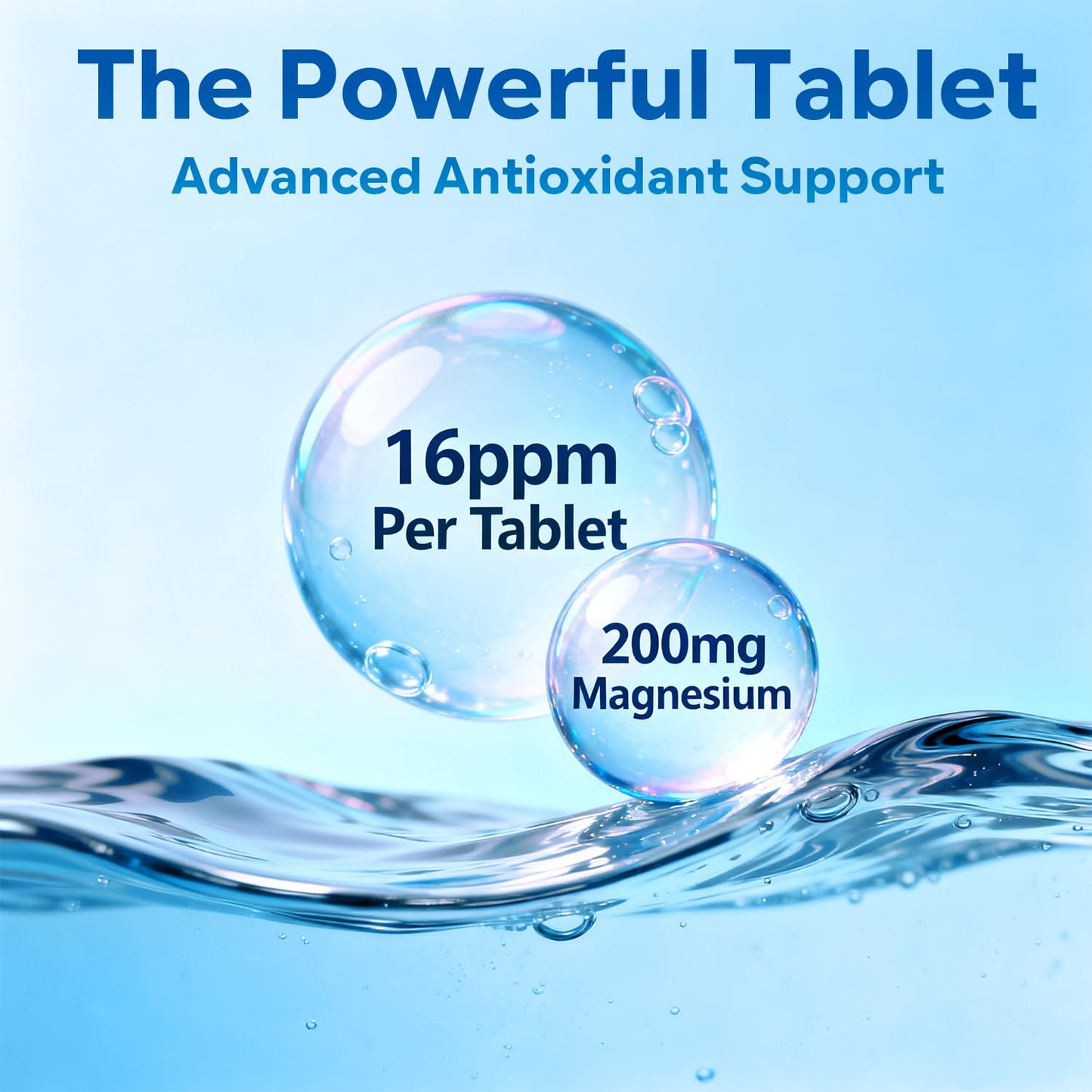 NKTOLEE Hydrogen Water Tablets 60 Count