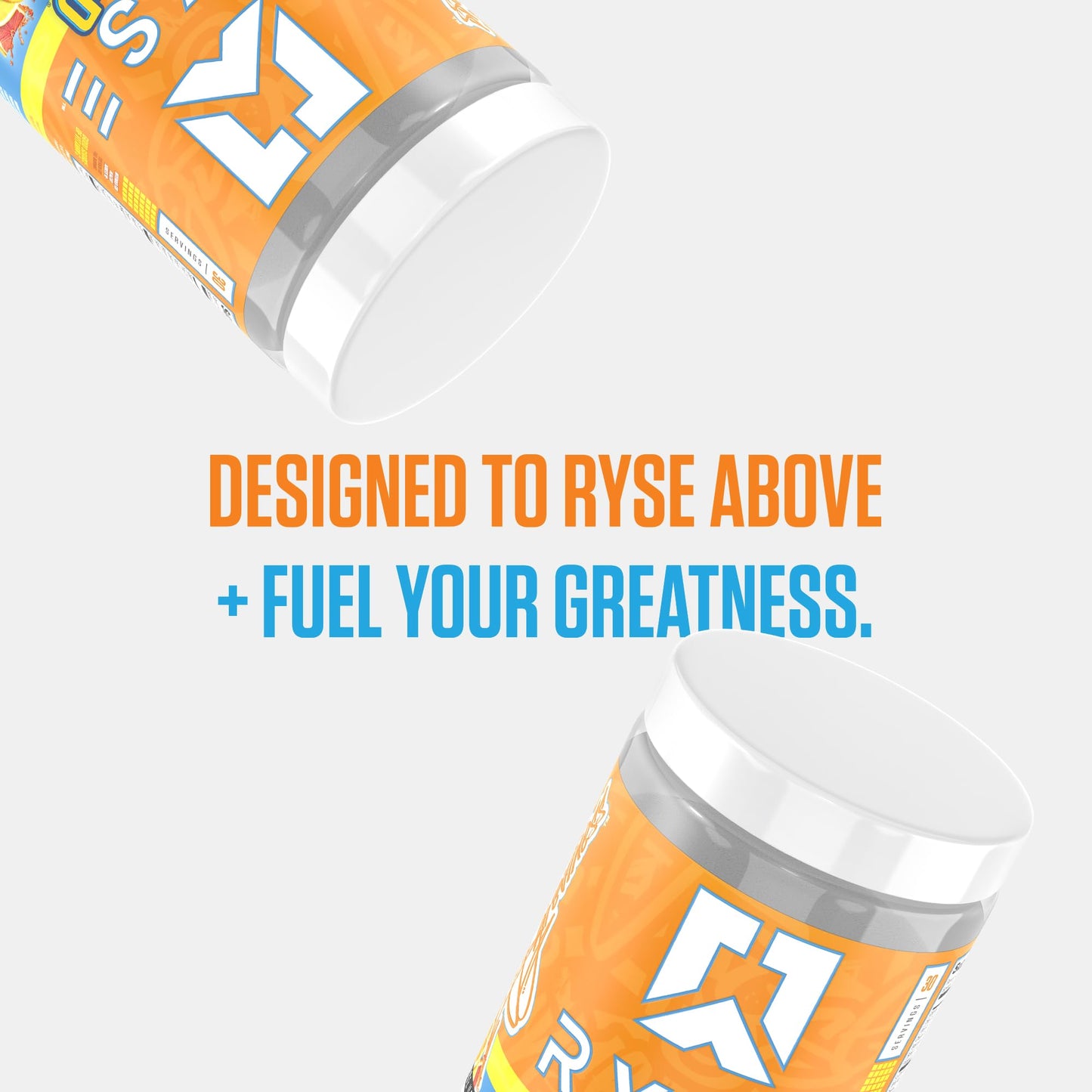 RYSE Up Supplements Loaded Pre Workout Powder SunnyD Tangy Original 15.3 oz