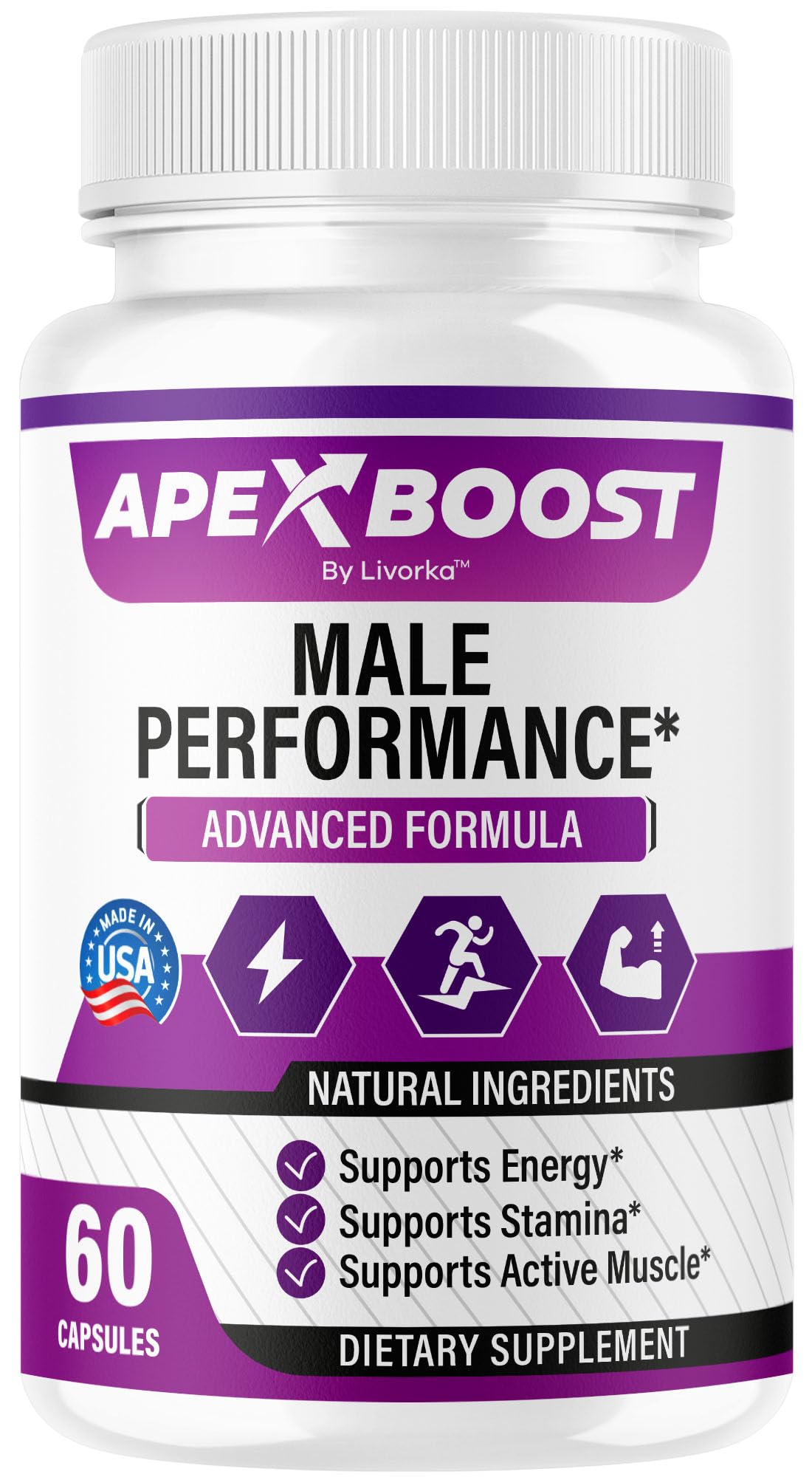LIVORKA ApexBoost Capsules 60 Count