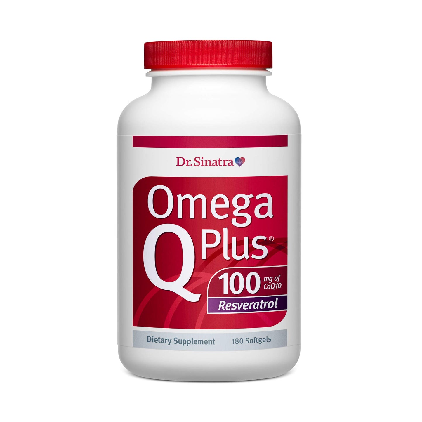 Dr. Sinatra Omega Q Plus 100 Resveratrol Softgels, 180 Count