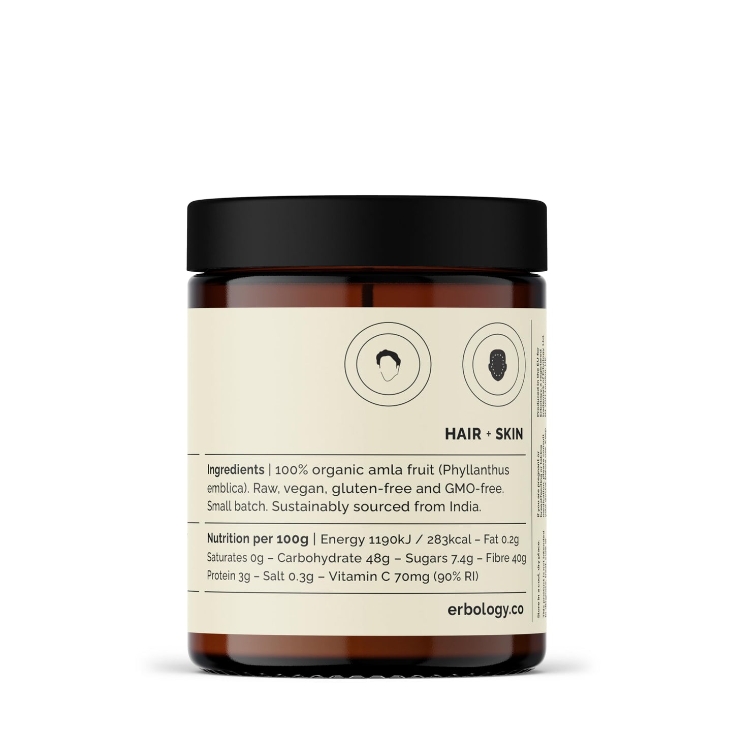 Erbology Organic Amla Powder 3.2 oz