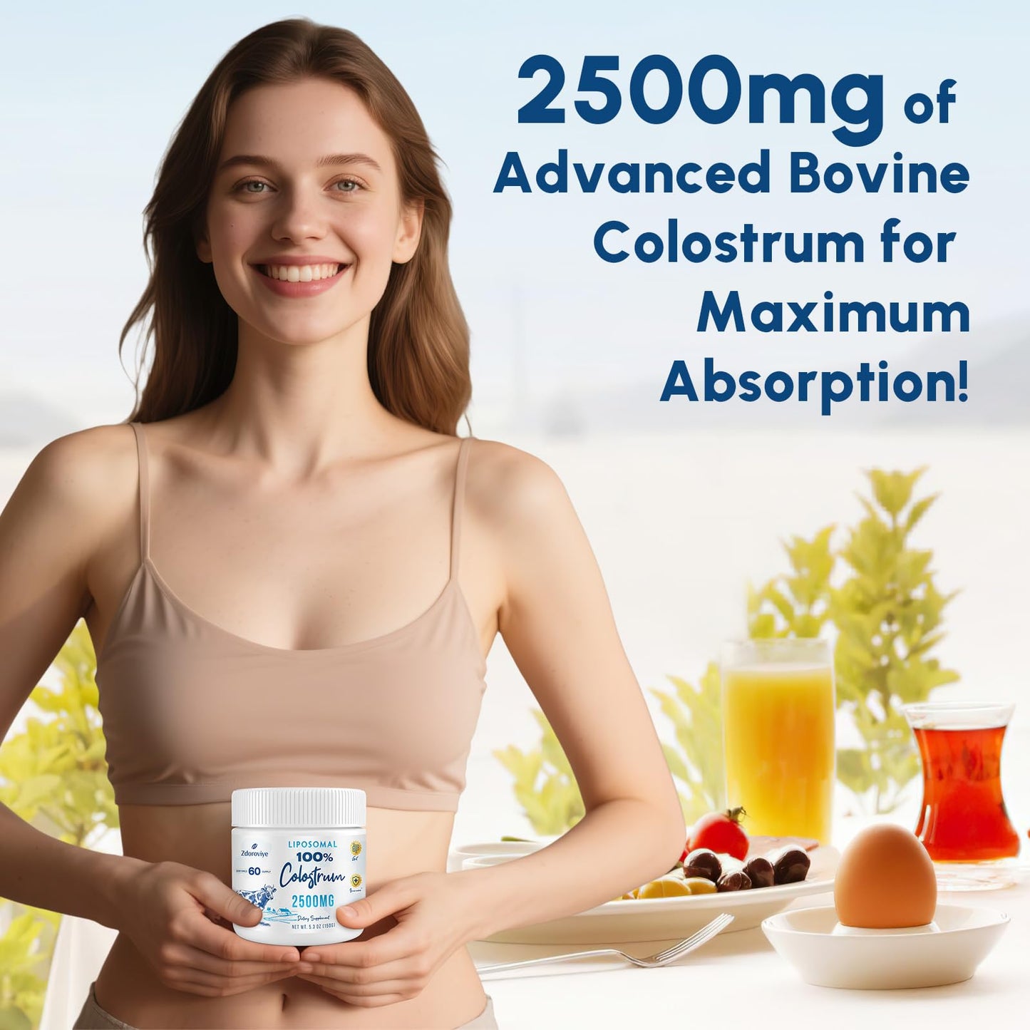 Zdoroviye Liposomal Bovine Colostrum Powder 5.3 Ounce