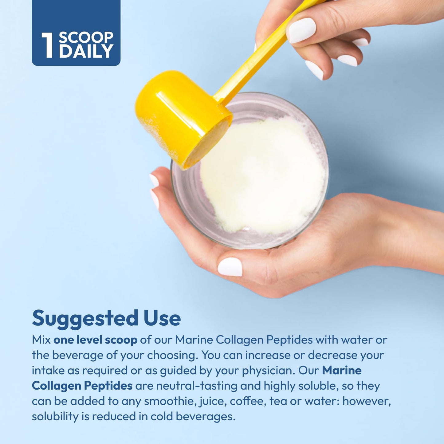 ANDREW LESSMAN Marine Collagen Peptides Powder and MSM, 60 Servings