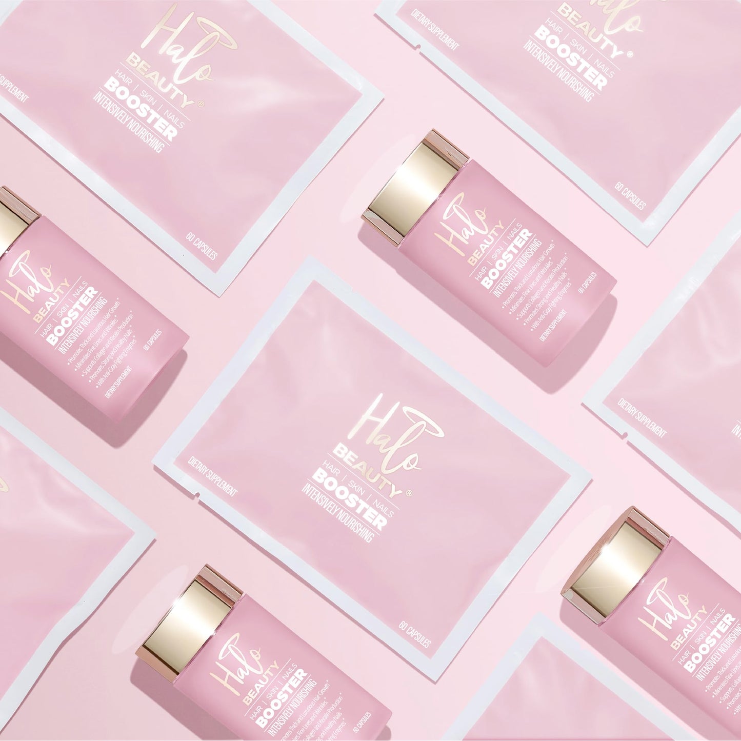 Halo Beauty Hair Skin & Nails Supplement Capsule 60 Count