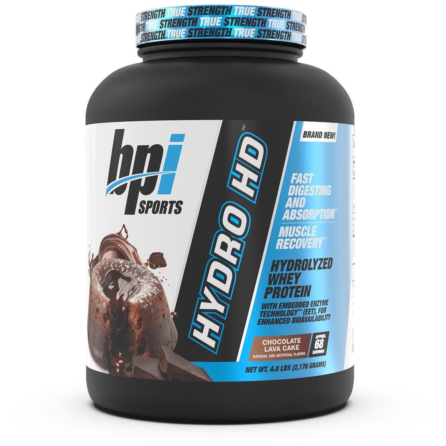 BPI Sports Hydro HD 100% Hydrolyzed Whey Protein Powder, 68 Servings, Chocolate Lava Cake