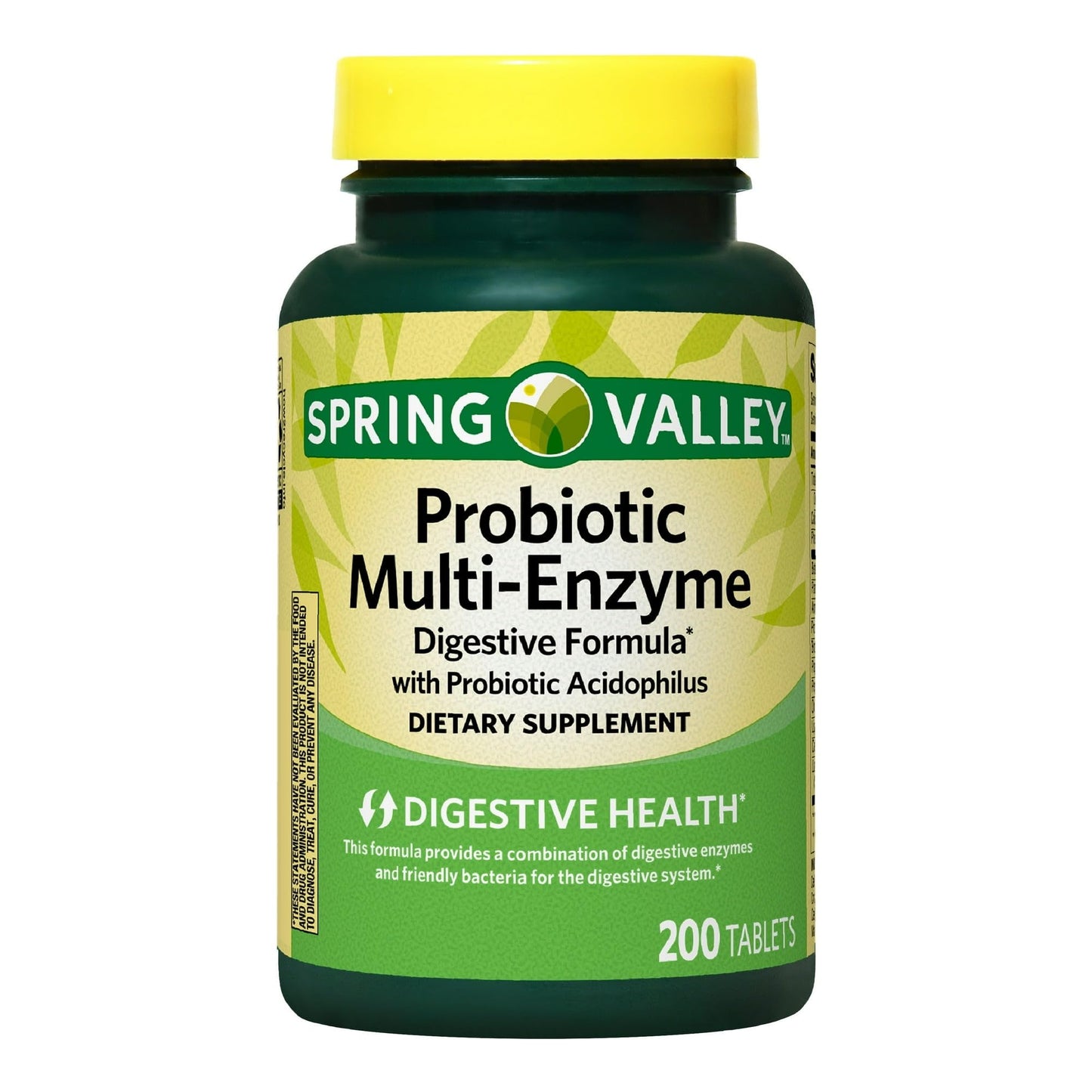 BASKETGOODS Probiotic Multi Enzyme Digestive Formula with Acidophilus for Gut Health Tablet, 200 Count