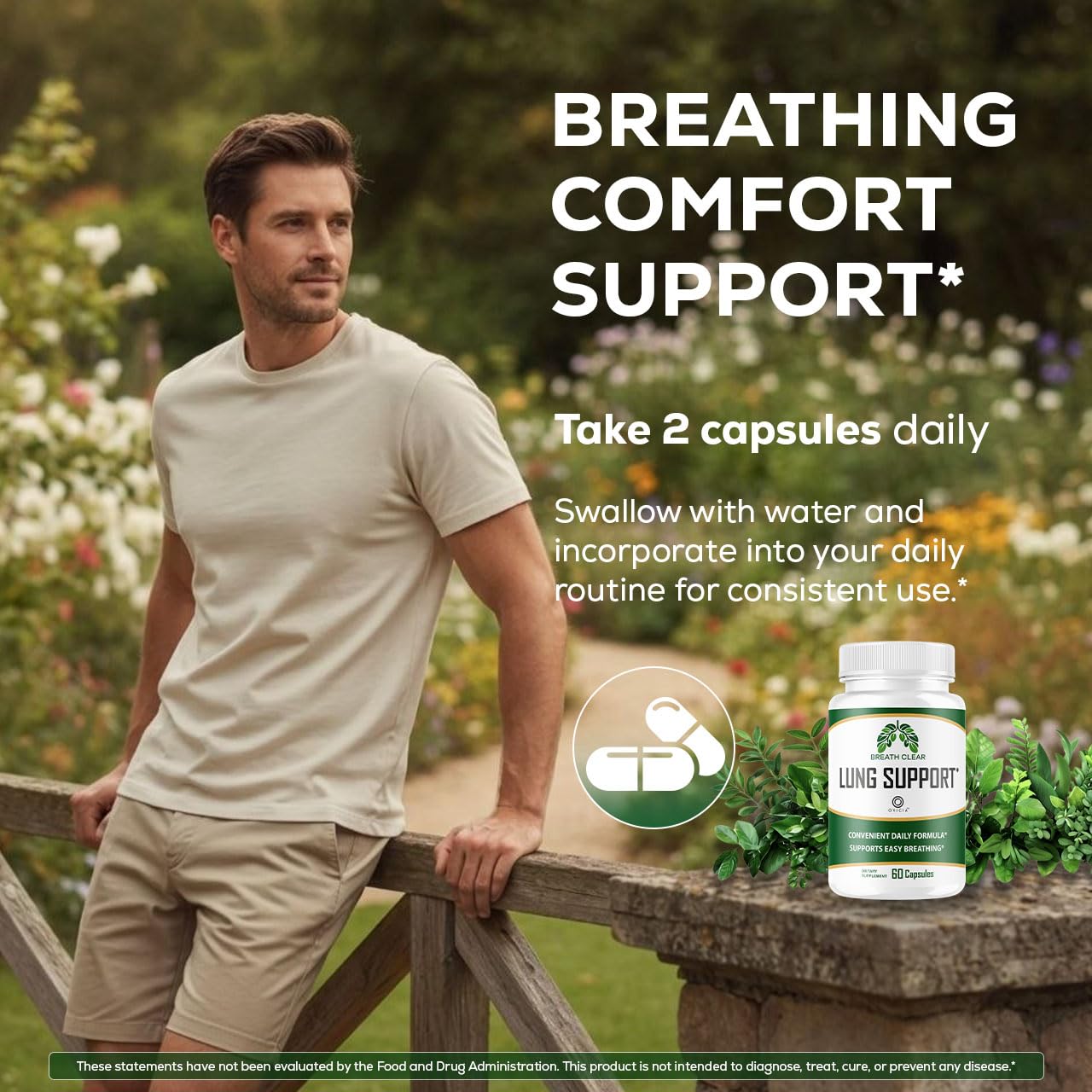 OVICIA Breath Clear Capsules, 60 Count