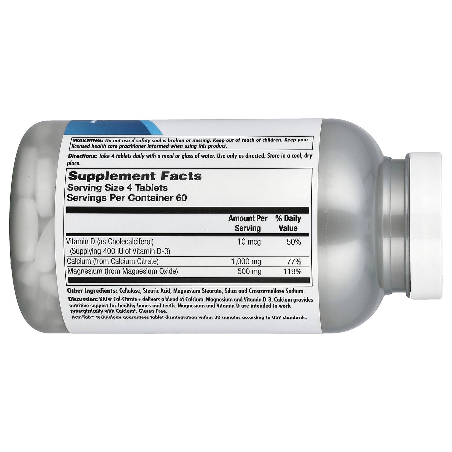 KAL Cal Citrate + 240 Tablets