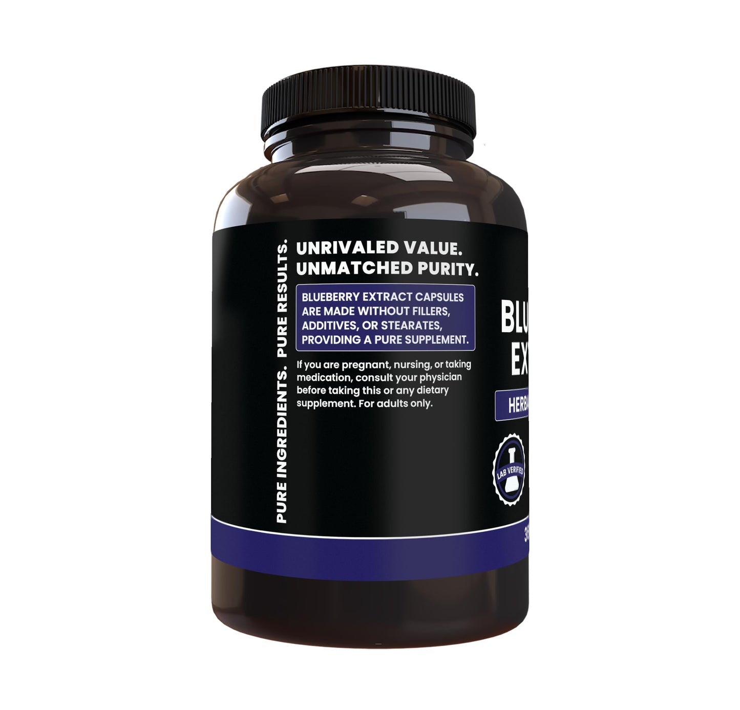 PURE ORIGINAL INGREDIENTS Blueberry Extract 365 Capsules