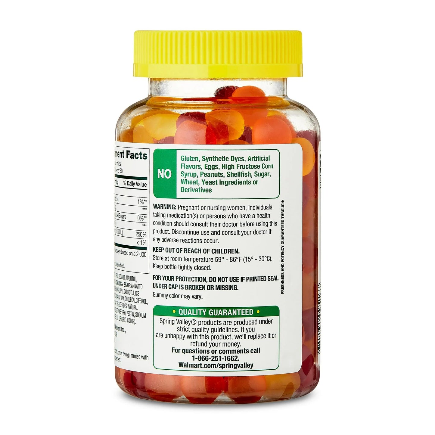 SUREFECT Vitamin D 50 mcg (2000 IU) Zero Sugar Gummies, 120 Count