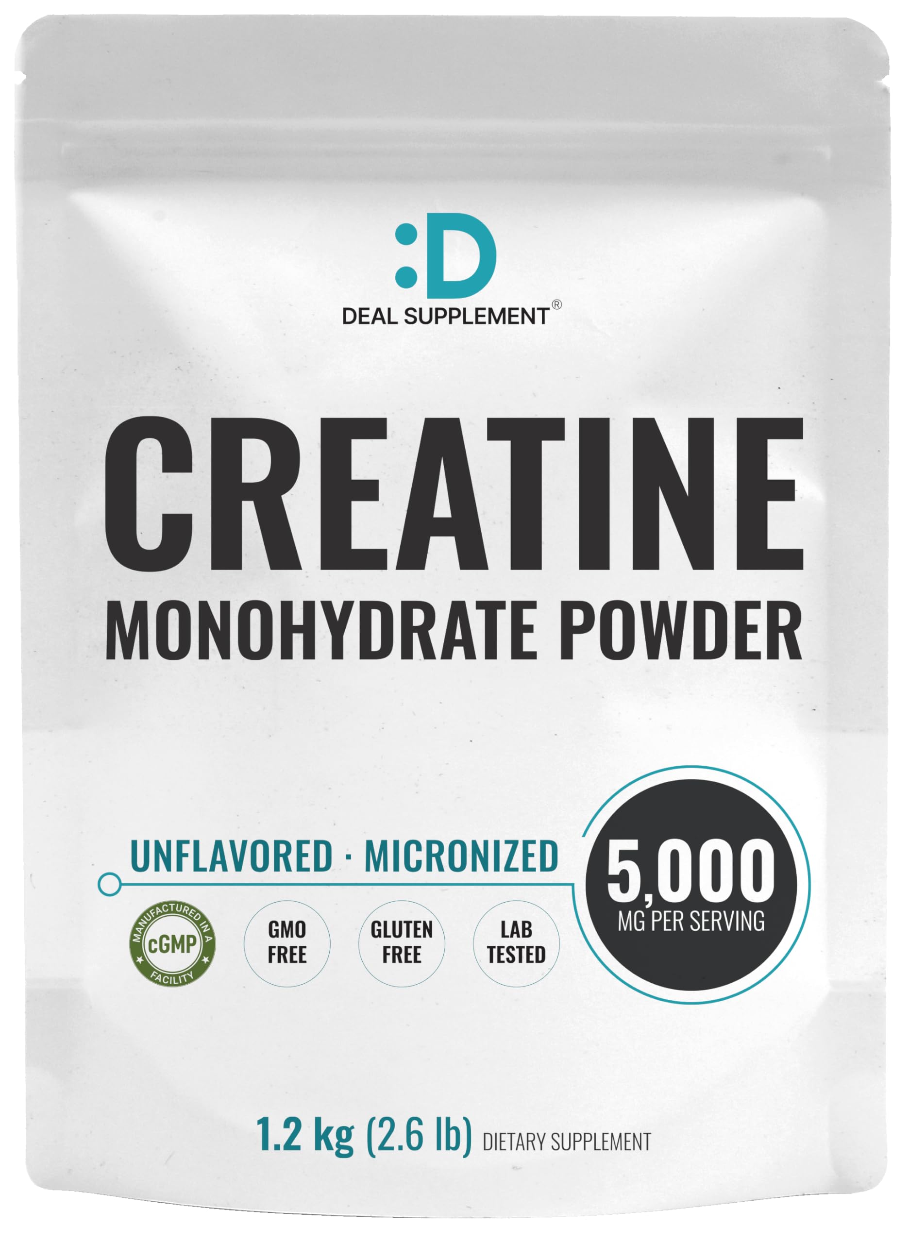 Deal Supplement Instant Creatine Monohydrate Powder 41.6 Ounces