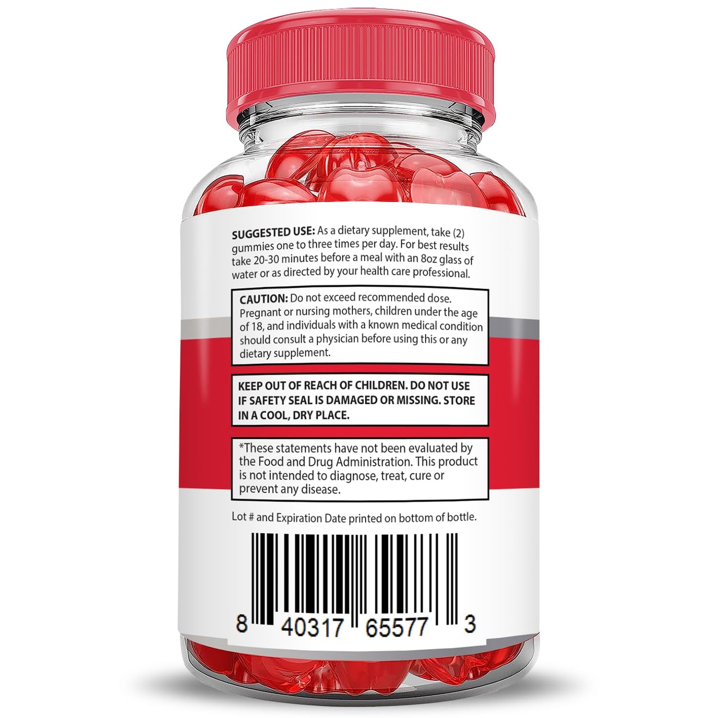 Justified Laboratories Keto Rush Keto ACV Gummies Extreme 2000MG, 120 Gummies