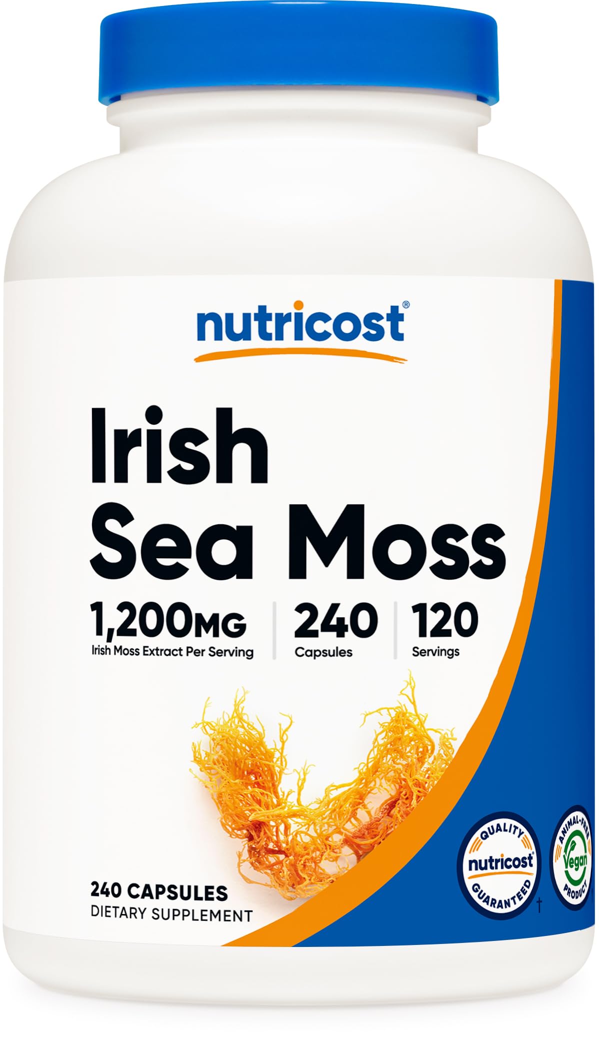 Nutricost Irish Sea Moss Extract Capsules 240 Count