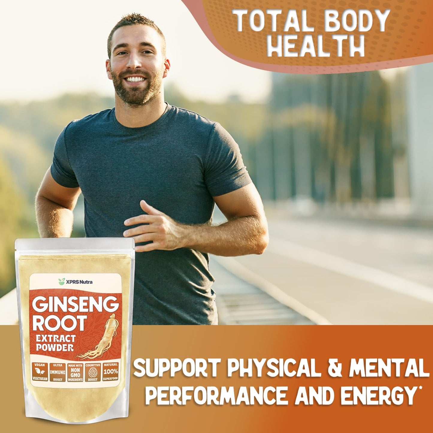 XPRS Nutra Ginseng Root Extract Powder, 4 Ounce