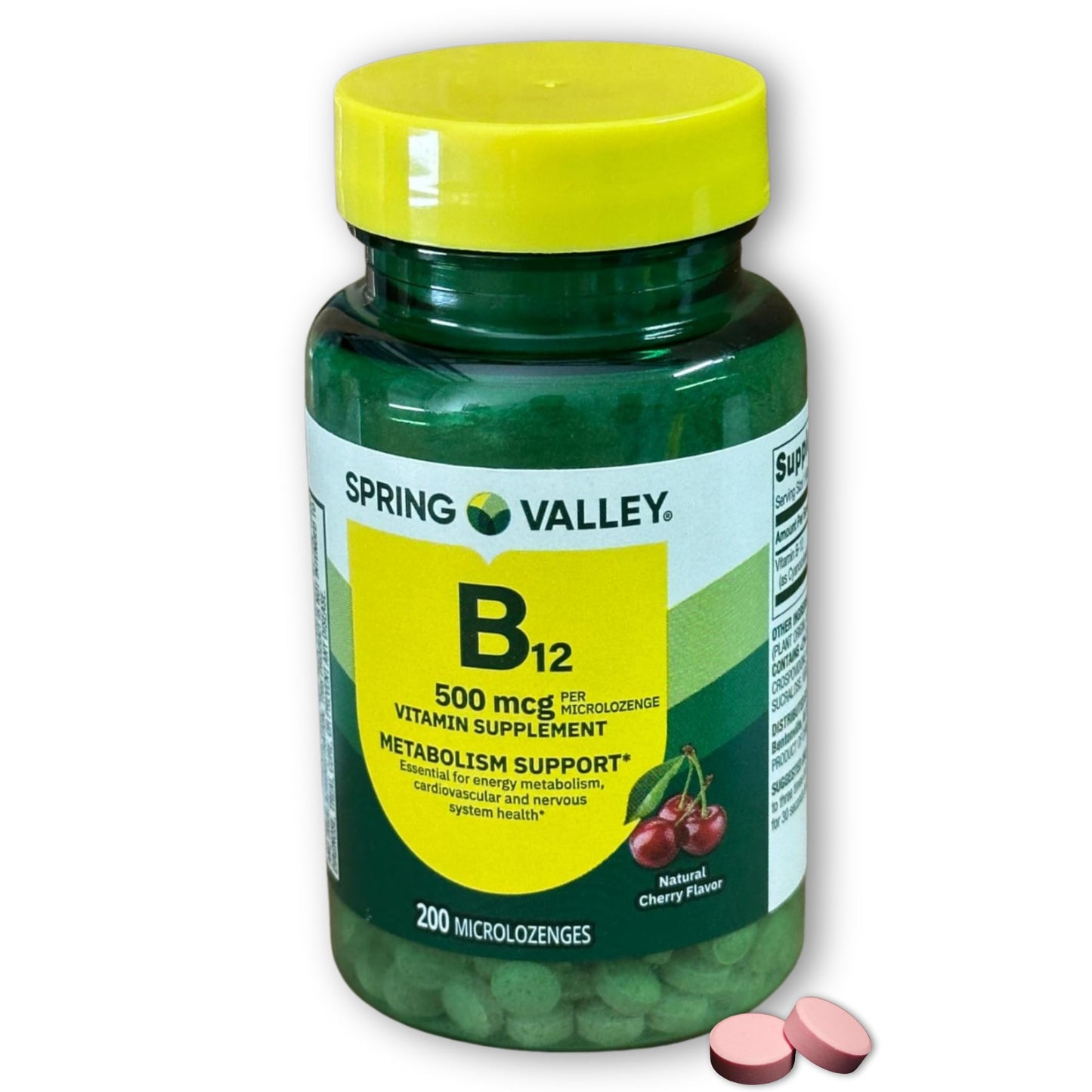 FUSION SHOP STORE Vitamin B12 500 mcg Tablet - 200 Count