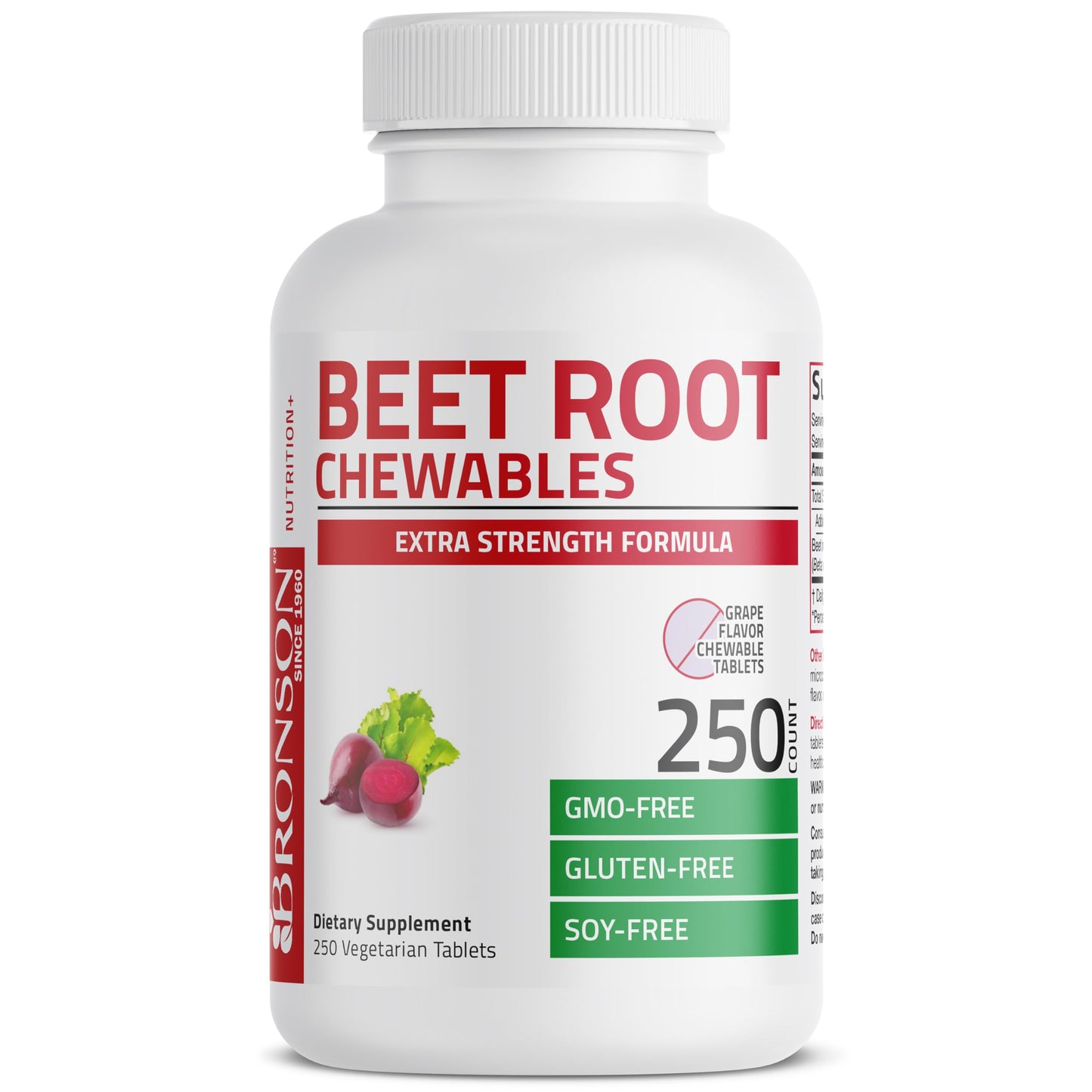 Bronson Beet Root Chewables 250 Count