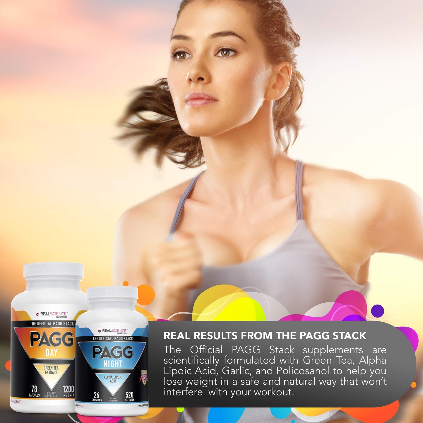 The Official Pagg Stack 4 Hour Body by Tim Ferris Fat Burning and Muscle Building Support Green Tea Extract Day Supplements and Alpha Lipoic Acid Night Supplements 104 Capsules