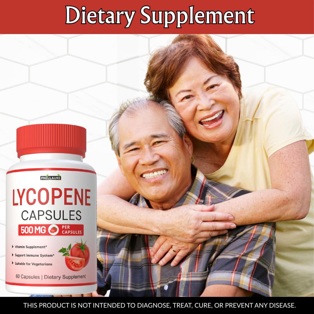 Phillauri Lycopene Supplements for Men Capsules, 300 Capsules