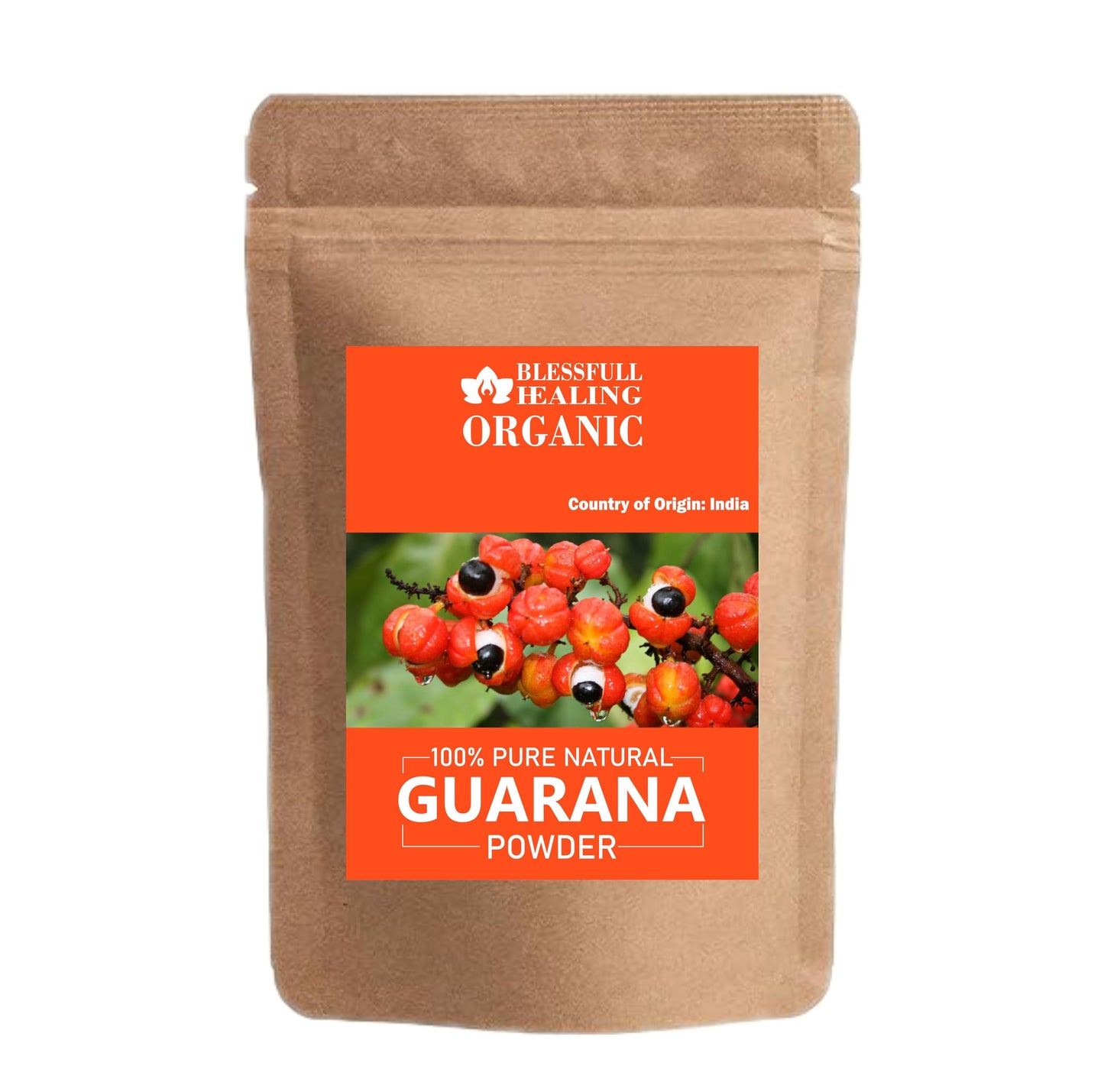 Blessfull Healing Organic Guarana Powder, 10.58 oz