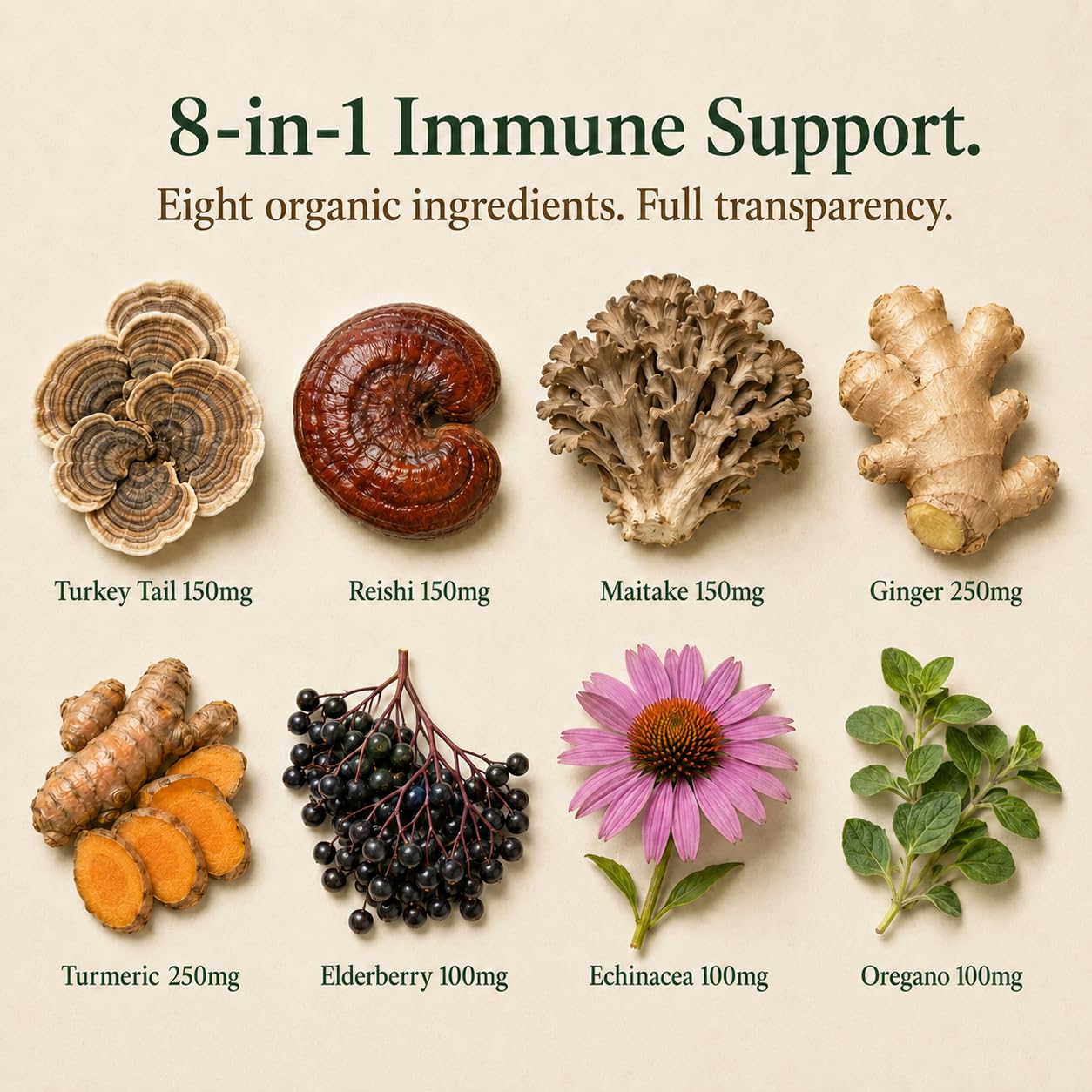 Greenworks Nature's Immune Organic Immune Support Supplement for Adults Capsules 60