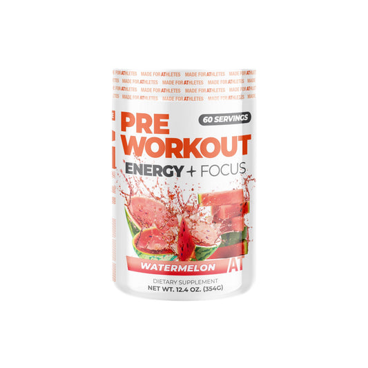 About Time Pre Workout Energy + Focus Watermelon Powder 12.4 oz