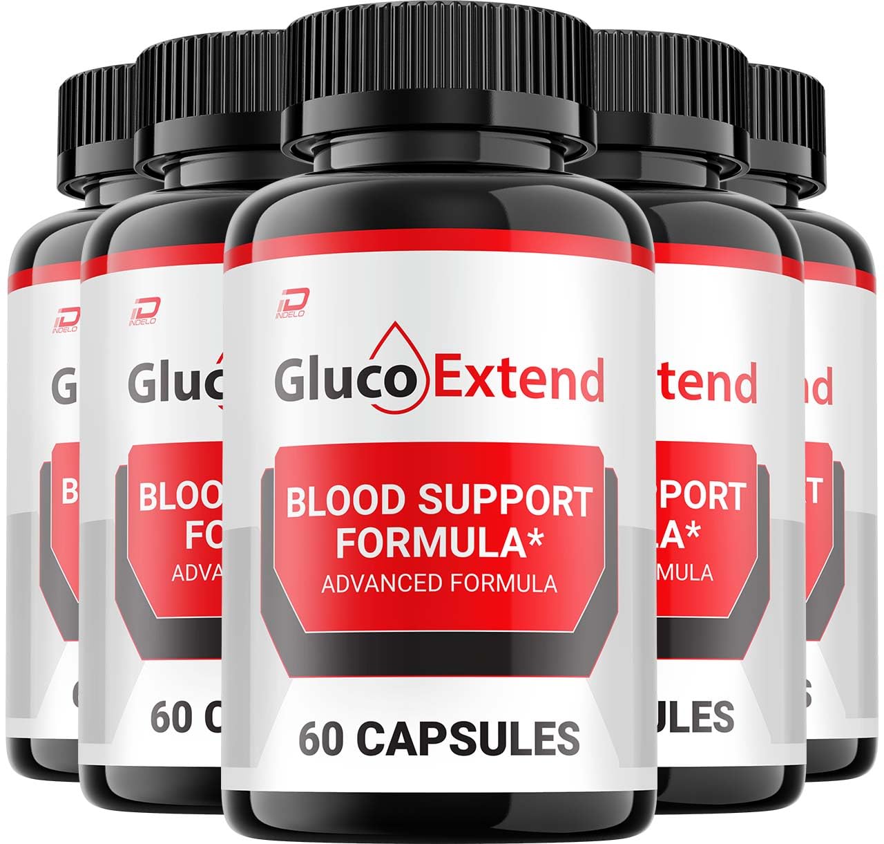 Indelo Gluco Extend Capsules 300 Capsules