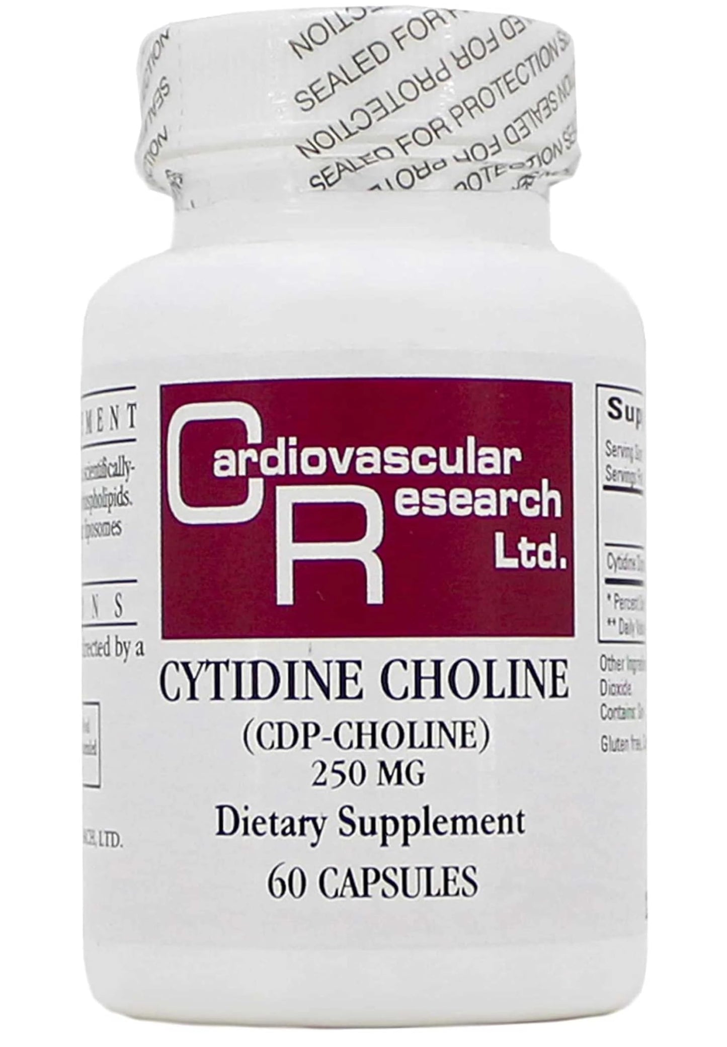 Ecological Formulas Cytidine Choline 250 mg Capsules 60