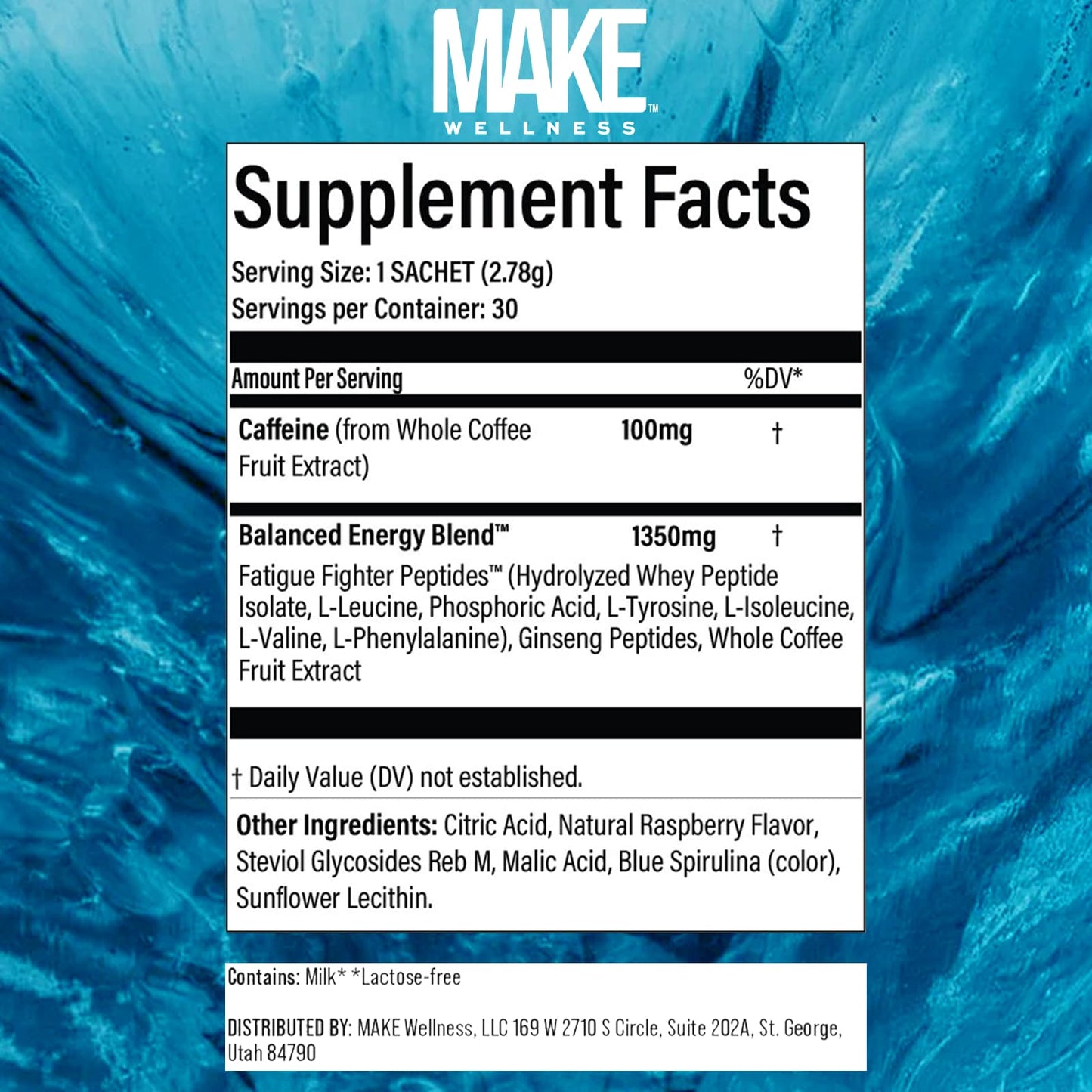 Make Wellness Energized Powder 2.94 oz