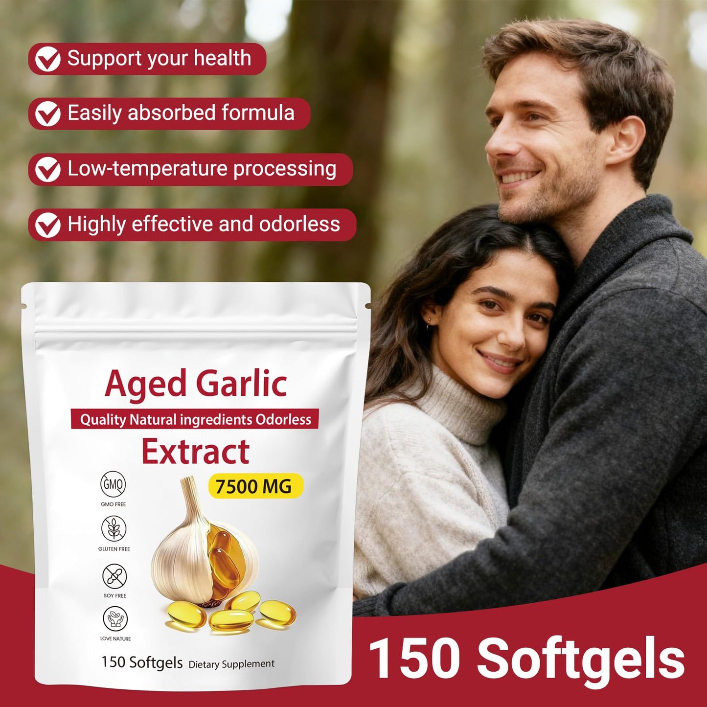 Dgtkayi Aged Garlic Extract Softgels 150 Count