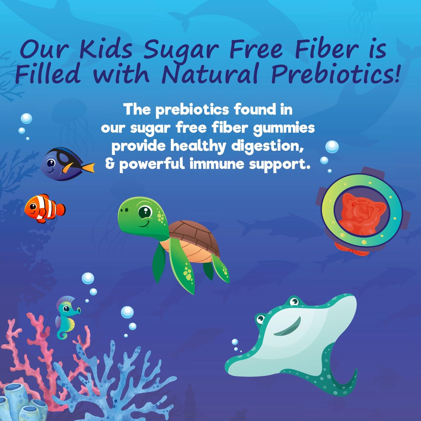 Nature's Nutrition Kids Fiber Gummies 60 Gummies