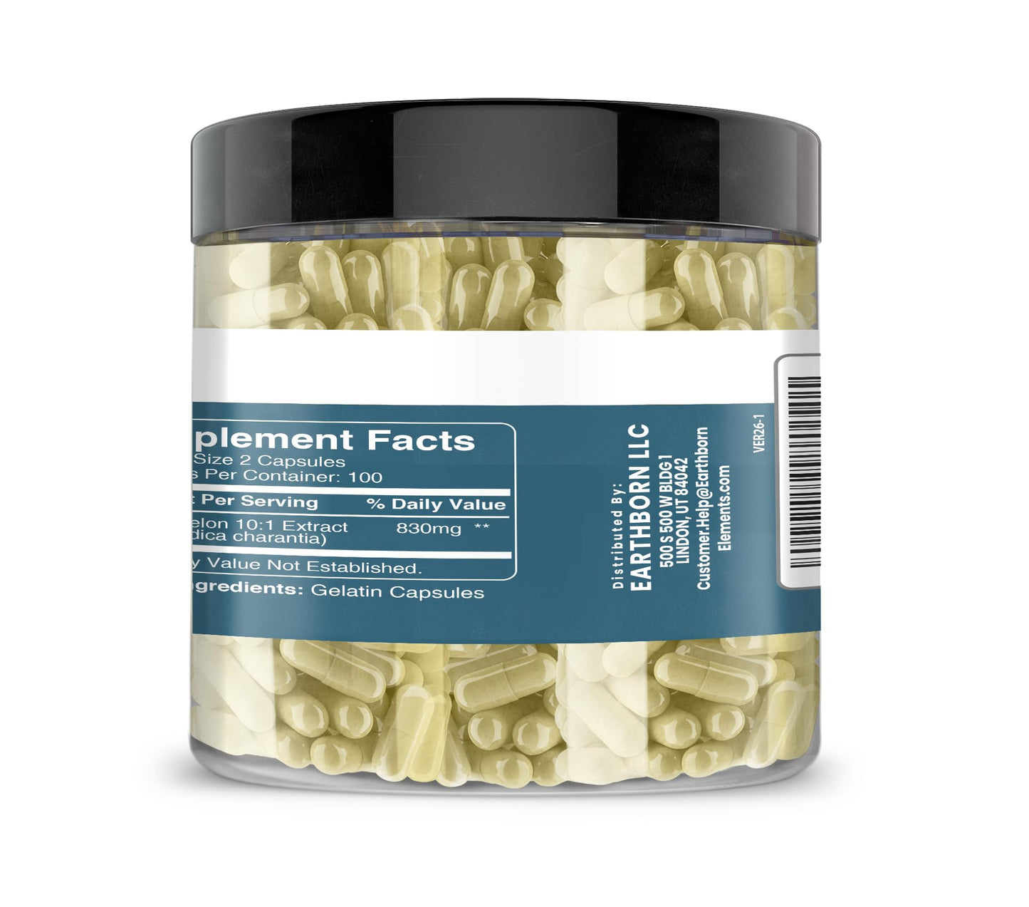 Earthborn Elements Bitter Melon Capsules, 200