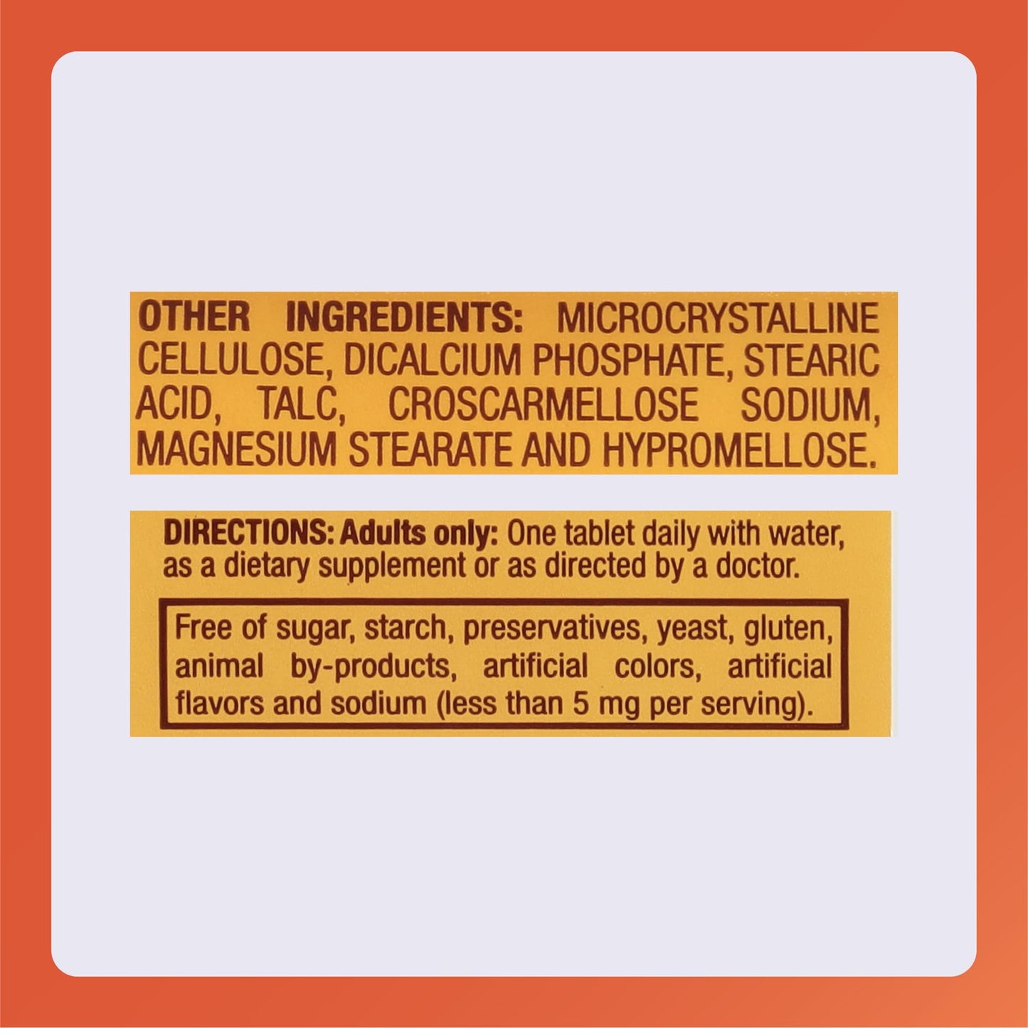 Rugby Laboratories Vitamin B-6 Tablets, 25 mg, 200 Count