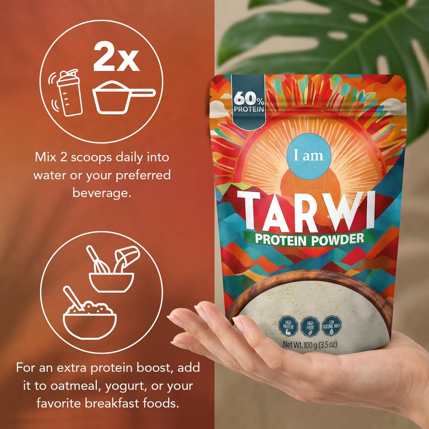 It's Good Energy I AM Tarwi Bean (Chocho) Protein Powder Pouch 3.5 oz
