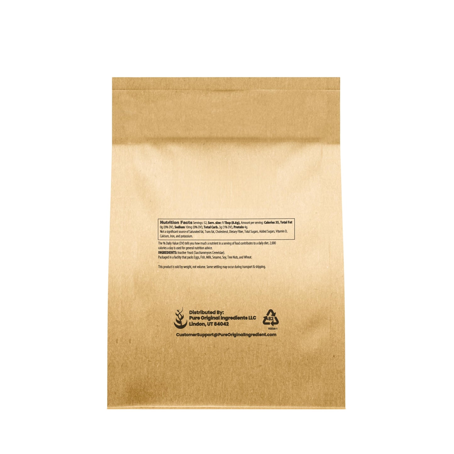 Pure Original Ingredients Brewers Yeast Powder 16