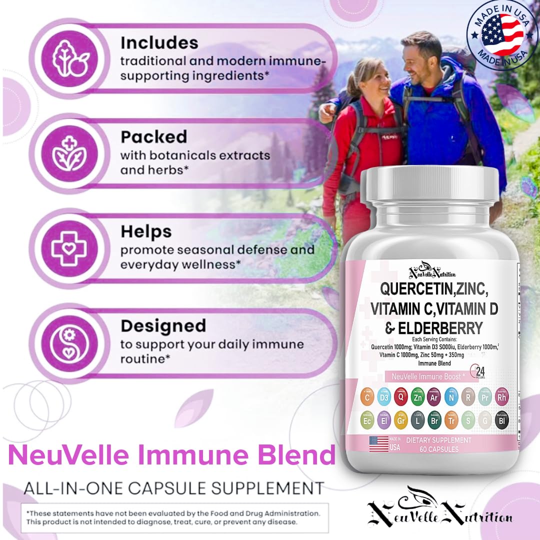 NeuVelleNutrition 18-in-1 Immune Support Capsule, 60 Count