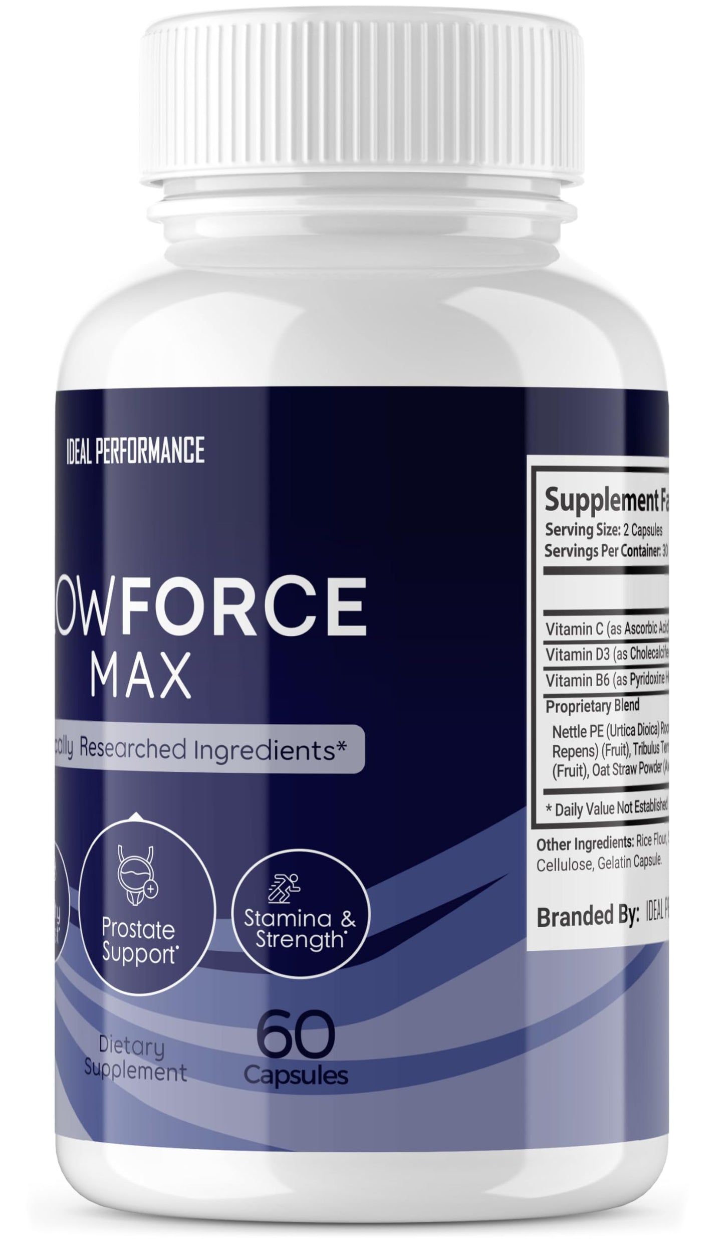 IDEAL PERFORMANCE Flow Force Max Prostate Capsules 300
