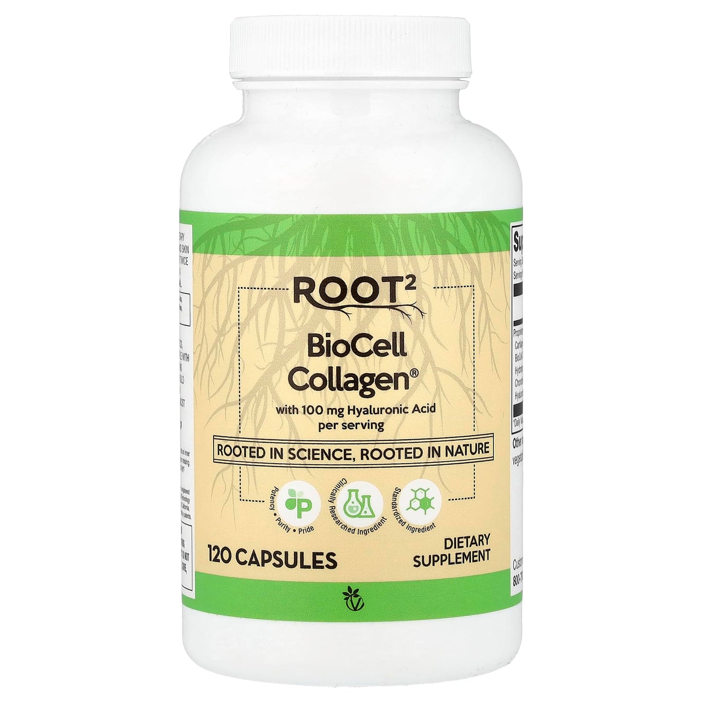 Vitacost Root2, BioCell Collagen® Capsules 120