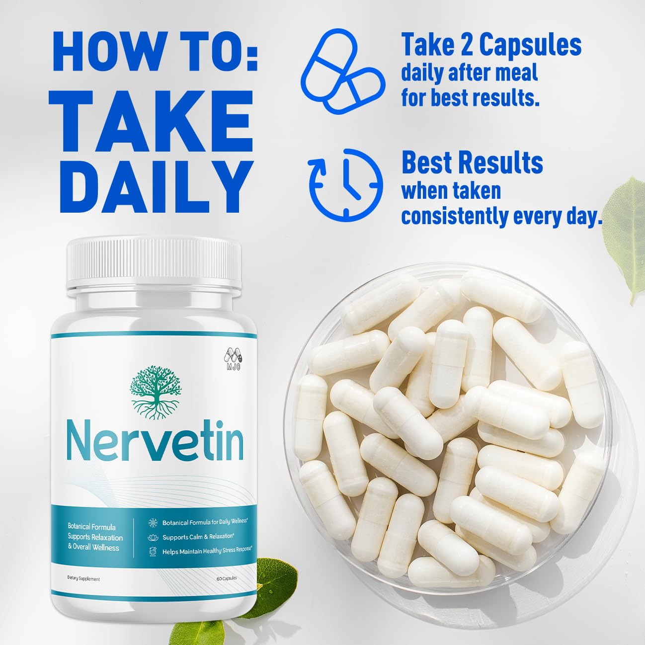 MJO Nervetin Capsules (300 Capsules)