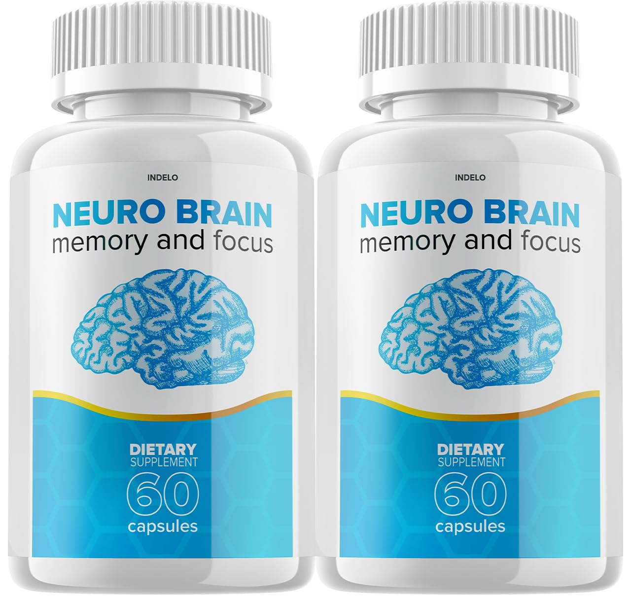 Indelo Neuro Brain and Focus Supplement Capsule, 120 Capsules