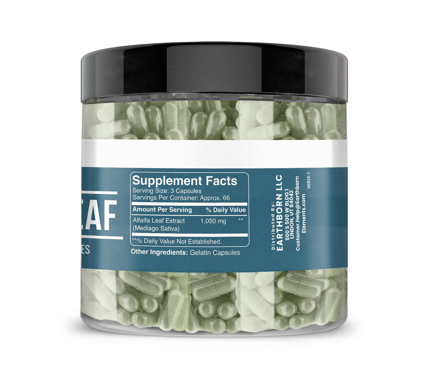Earthborn Elements Alfalfa Leaf Capsules 400 Count