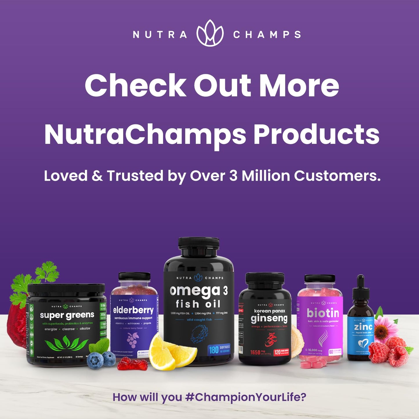 NutraChamps Sleep Gummies for Adults & Kids, 60 Count