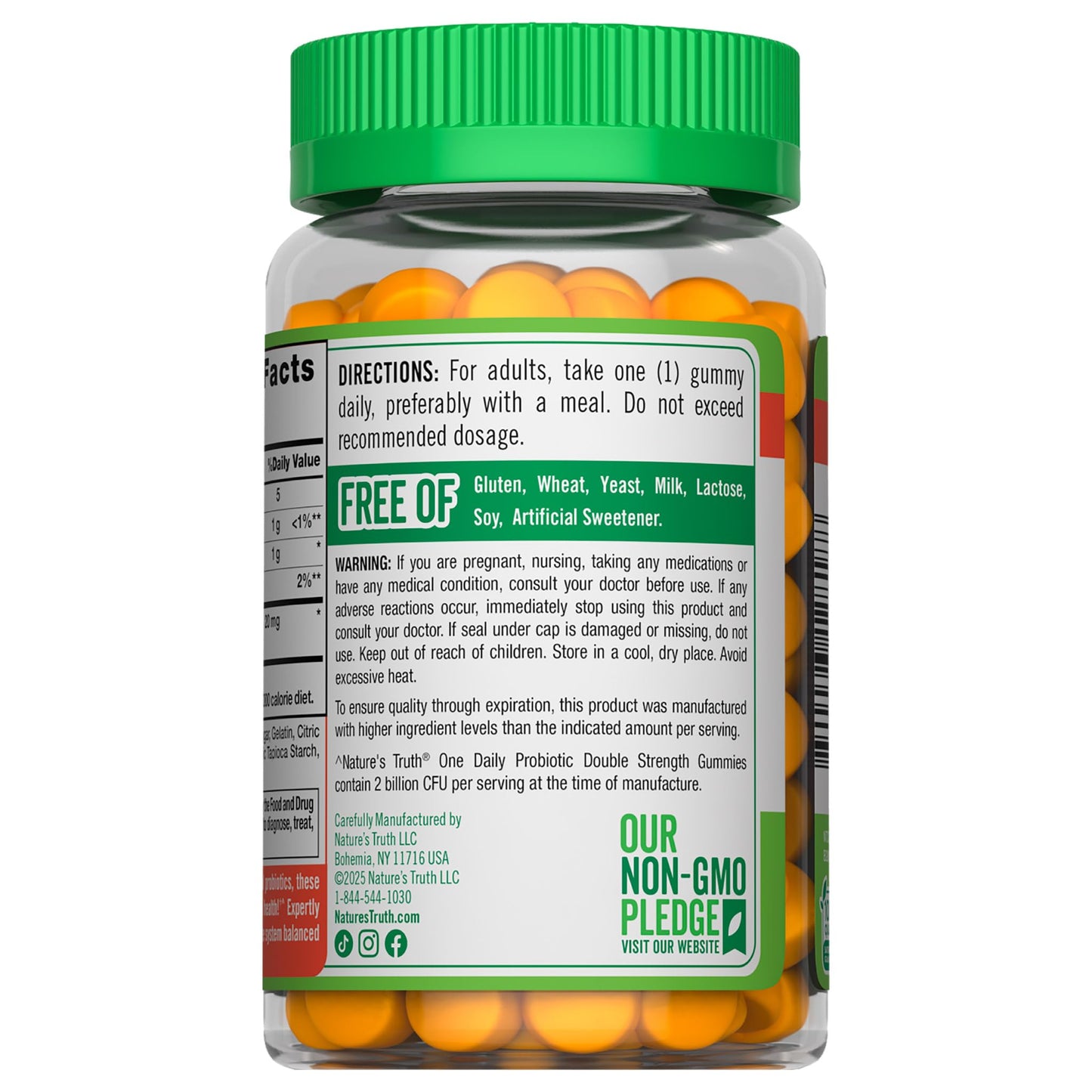 Nature's Truth Daily Probiotic Gummies 90 Count