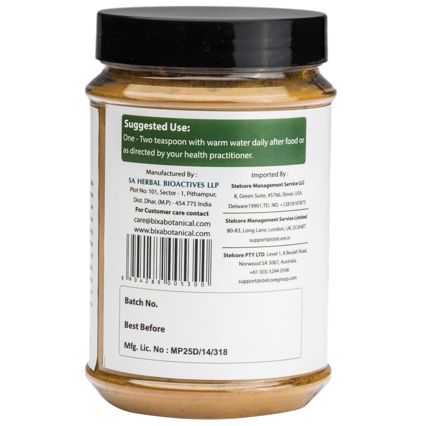 bixa BOTANICAL Haritaki Powder 7 Ounces