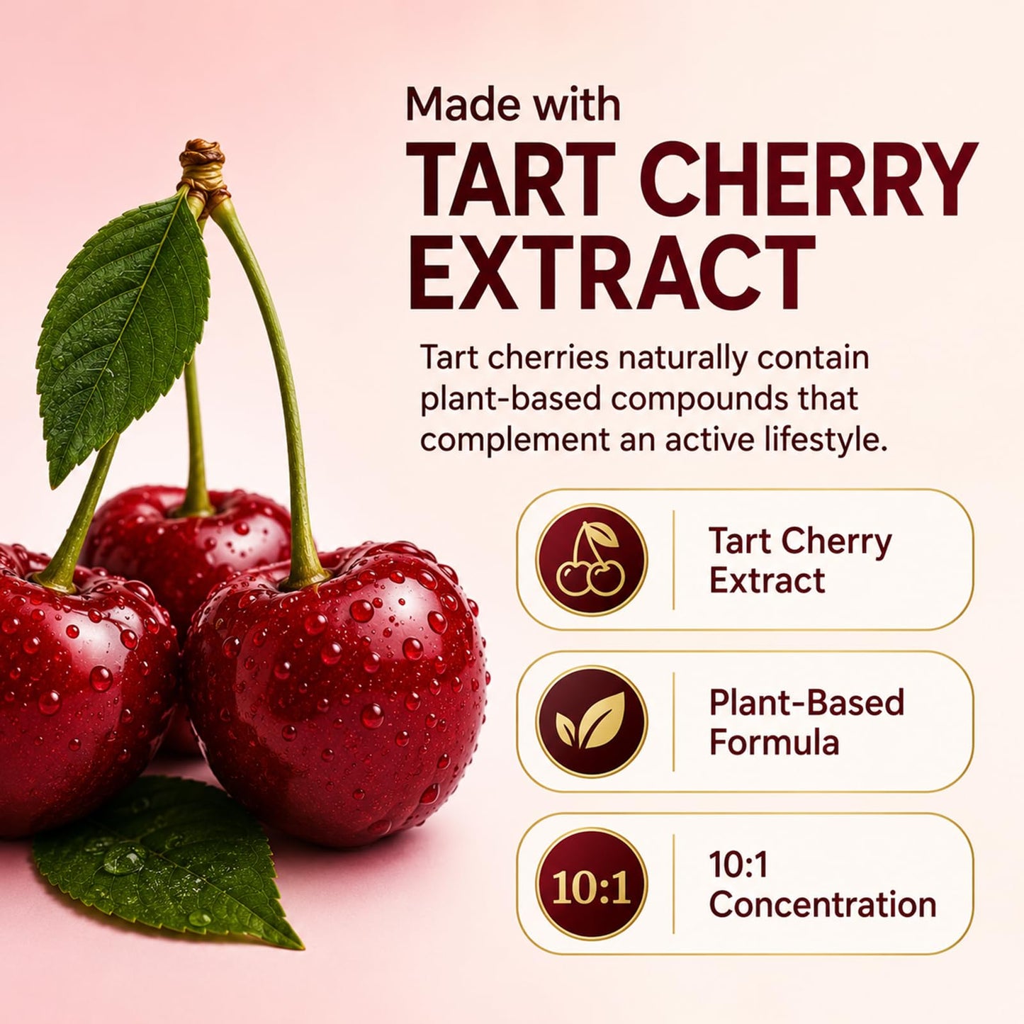 Good Grove Nature Tart Cherry Extract Capsules, 60 Count